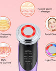 7 in 1 Face Lift Devices EMS RF Microcurrent Skin Rejuvenation Facial Massager Light Therapy anti Aging Wrinkle Beauty Apparatus