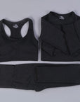 2/3 piezas de ropa deportiva de entrenamiento para mujer sin costuras