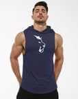 Hooded Sleeveless Vest Men's Fitness