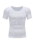 Male Chest Compression T-shirt Fitness Hero Belly Buster Slimming