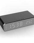 LED Alarm Clock QI Wireless Charger