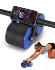 Ultimate Ab Roller Wheel - Automatic Rebound for Core Strength & Muscle Building at Home - Perfect for All Fitness Levels!