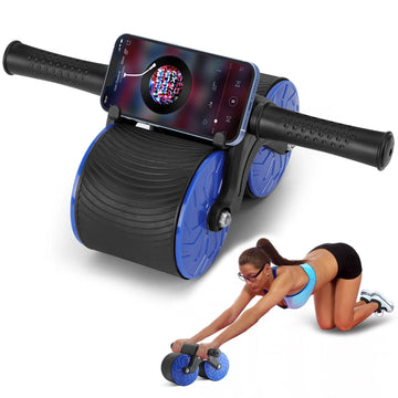 Ultimate Ab Roller Wheel - Automatic Rebound for Core Strength & Muscle Building at Home - Perfect for All Fitness Levels!