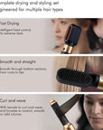 Electric Hair Dryer with Electric Curling Iron 5 in 1 Hair Curler Dryers Curling Rollers Hair Curler with Straightening Brush