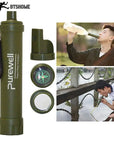 1Pcs Portable Water Purifiers Outdoor Survival Filter Camping Hiking Emergency Elements