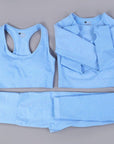 2/3 piezas de ropa deportiva de entrenamiento para mujer sin costuras