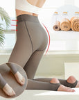 Fleece Lined Thermal Fake Pantyhose