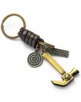 Women's Fashion Vintage Handwoven Leather Keychain