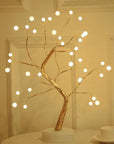 Led Copper Wire Light Bedroom Light