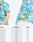 Hawaiian Shirt for Men Flamingo Short Sleeve Casual Button down Shirts Summer Beach Shirt