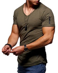 Men's V-Neck Casual T-Shirt