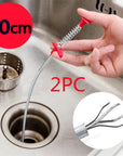 60CM Sewer Dredger Spring Pipe Dredging Tool Household Hair Cleaner Drain Clog Remover Cleaning Tools Household For Kitchen Sink Kitchen Gadgets