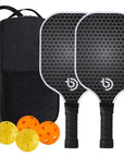 Pickleball Paddles Carbon Fiber Surface