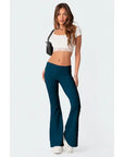 Solid Flare Pants