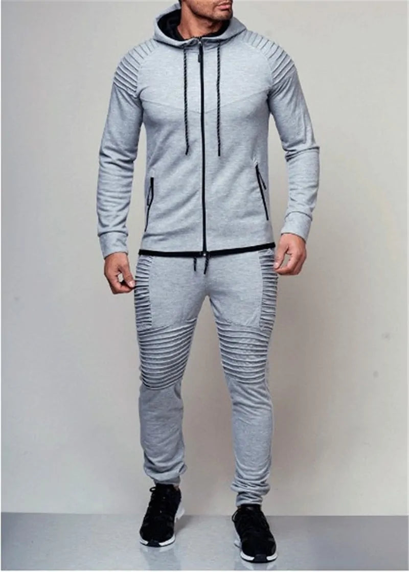 Men's Athleisure Tracksuit - Luxury Tracksuits for Men, Nike & Puma Slim Fit Gym Tracksuits