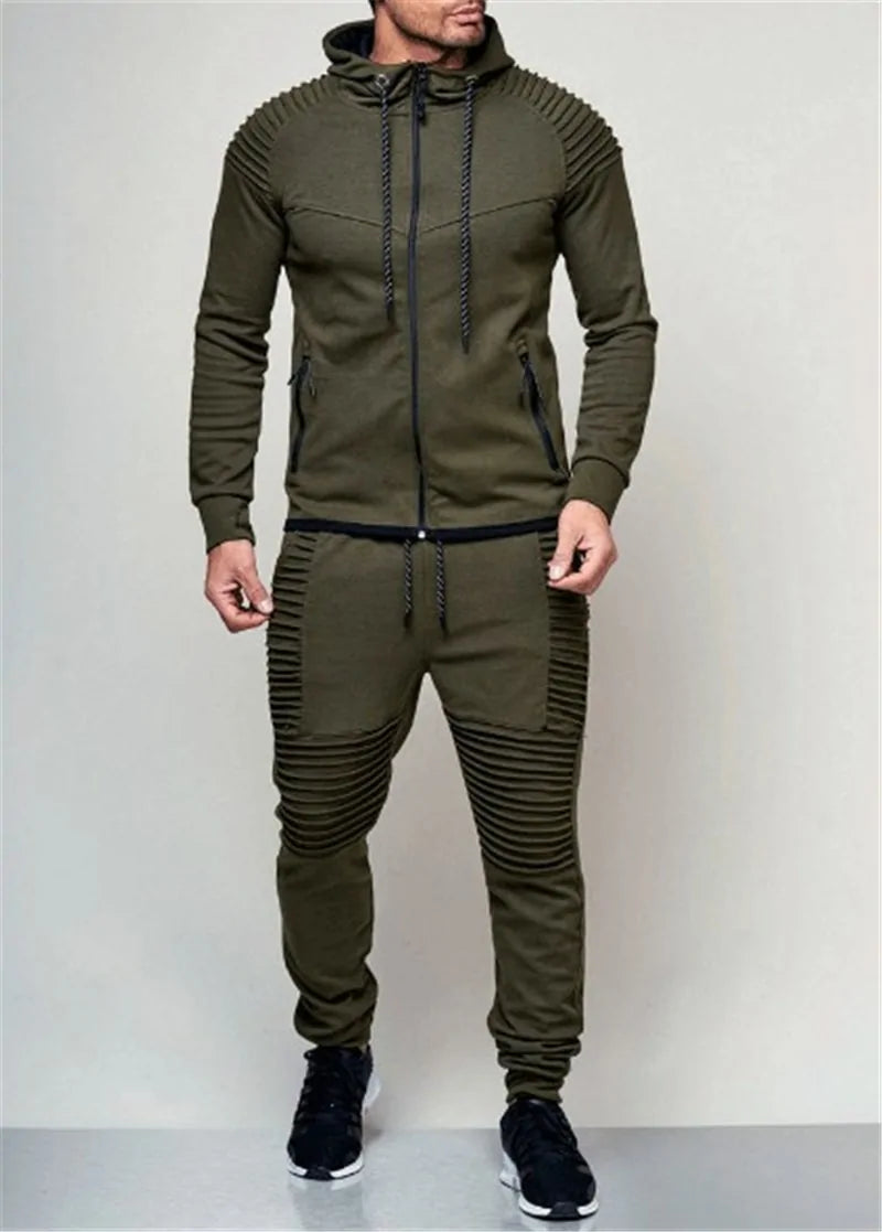 Men's Athleisure Tracksuit - Luxury Tracksuits for Men, Nike & Puma Slim Fit Gym Tracksuits