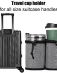 Luggage Handle Cup Holder