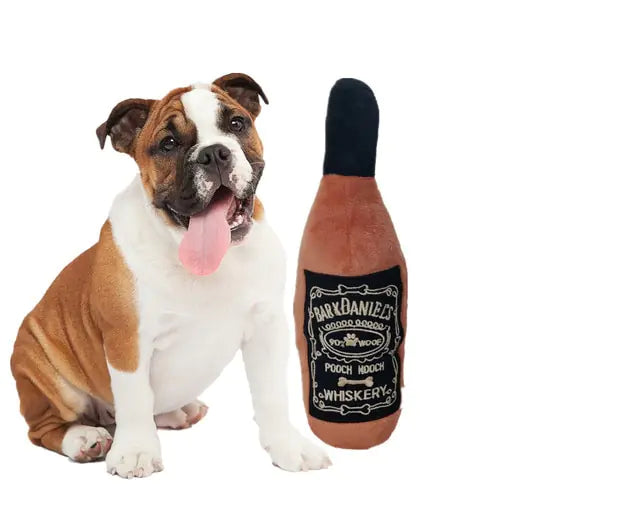 Whiskey beer dog toy Novelty dog toy for whiskey lovers Beer-shaped dog toy for playtime Durable dog toy shaped like a whiskey bottle Fun dog toy for fetch and tug-of-war Squeaky whiskey beer bottle toy for dogs Interactive dog toy for chewing and fetching Tough dog toy with whiskey beer design Cute dog toy shaped like a beer bottle Plush dog toy for whiskey enthusiasts