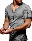 Men's V-Neck Casual T-Shirt