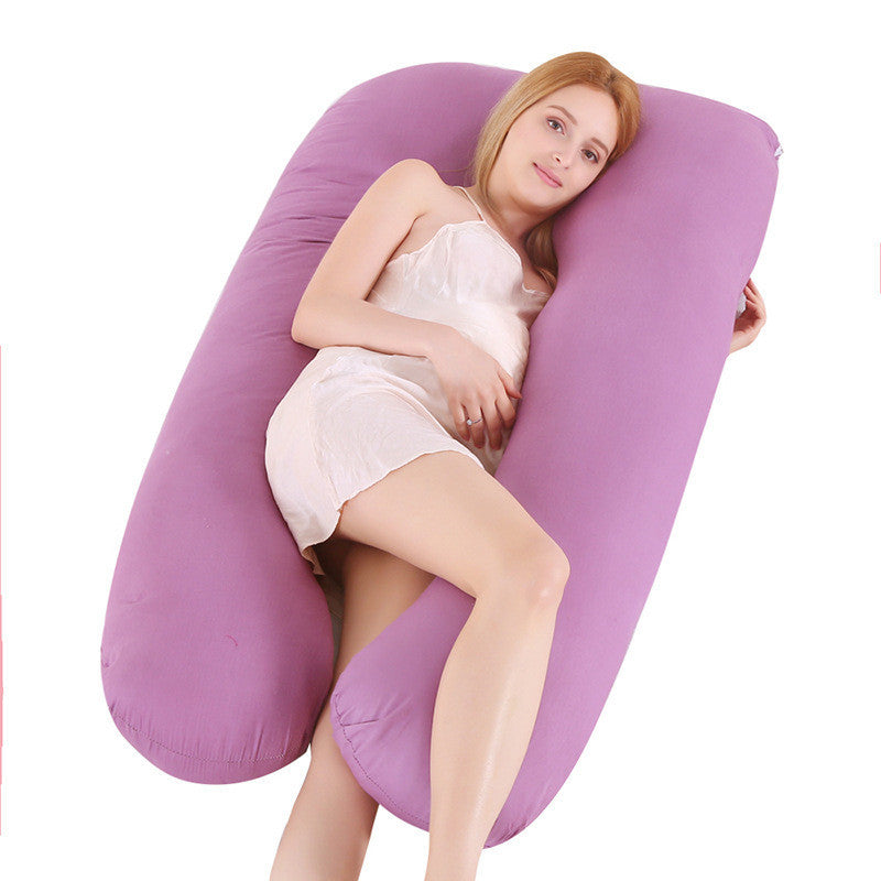  U-shape pillow offering ergonomic full-body support, ideal for side sleepers, pregnant women, and those seeking relief from back pain, crafted with soft, high-quality materials for ultimate comfort.