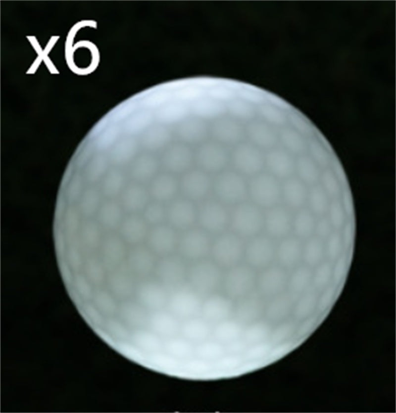 LED golf ball with flashing lights, made from durable Dupont Sarin material. Ideal for nighttime golf, featuring a 42.6mm size and 45-gram weight for high visibility and easy tracking in low-light conditions