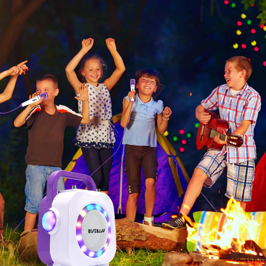 "Make every event unforgettable with Free Kids Karaoke! This all-in-one karaoke solution is designed for endless fun with a lightweight build, built-in speakers, and colorful lights. Perfect for kids of all ages to enjoy singing anywhere."
Karaoke Machine Best Brand
"Invest in top-tier sound and entertainment with the Best Brand Karaoke Machine. Designed for superior audio quality, ease of use, and stylish LED lighting effects, this karaoke system is a must-have for parties and events."
Let me know if you'd