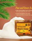 Handmade African Black Soap Duo