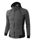 Double Zipper Hoodie Jacket for Men