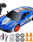 "HSP Flying Fish RC drift car in action, known for its powerful motor and agility