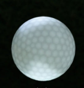 LED golf ball with flashing lights, made from durable Dupont Sarin material. Ideal for nighttime golf, featuring a 42.6mm size and 45-gram weight for high visibility and easy tracking in low-light conditions