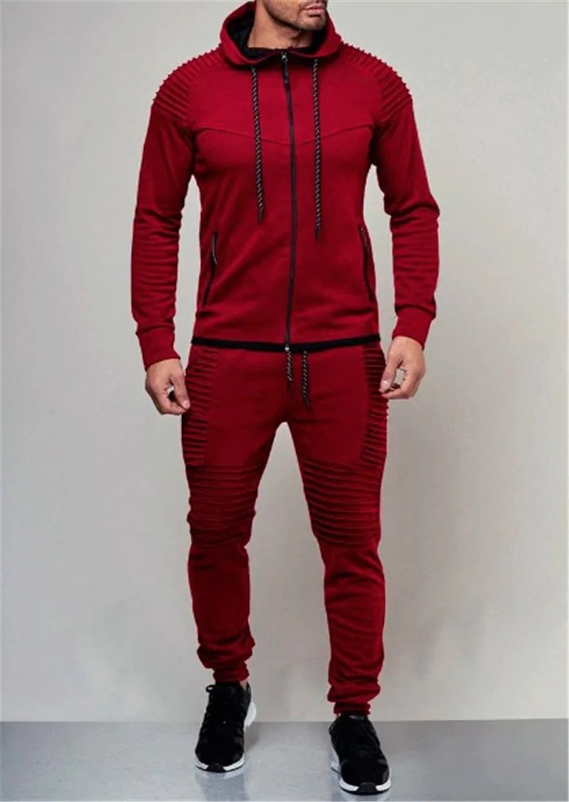 Men's Athleisure Tracksuit - Luxury Tracksuits for Men, Nike & Puma Slim Fit Gym Tracksuits