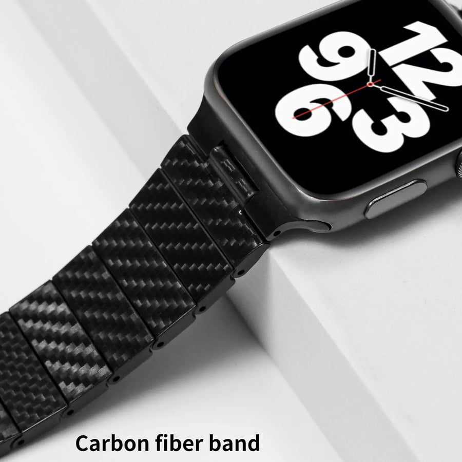 A premium, lightweight sports watch band made of high-quality carbon fiber for active lifestyles. Perfect for fitness enthusiasts and sports watch users.