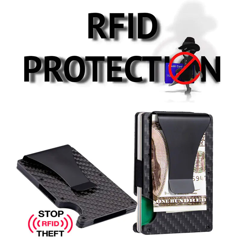 Luxury men's wallet crafted for functionality and style, combining a minimalist design with RFID protection for secure transactions and superior durability