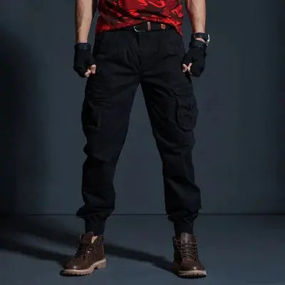 Men's Slim Fit Cargo Pants - Stylish and Comfortable Utility Wear