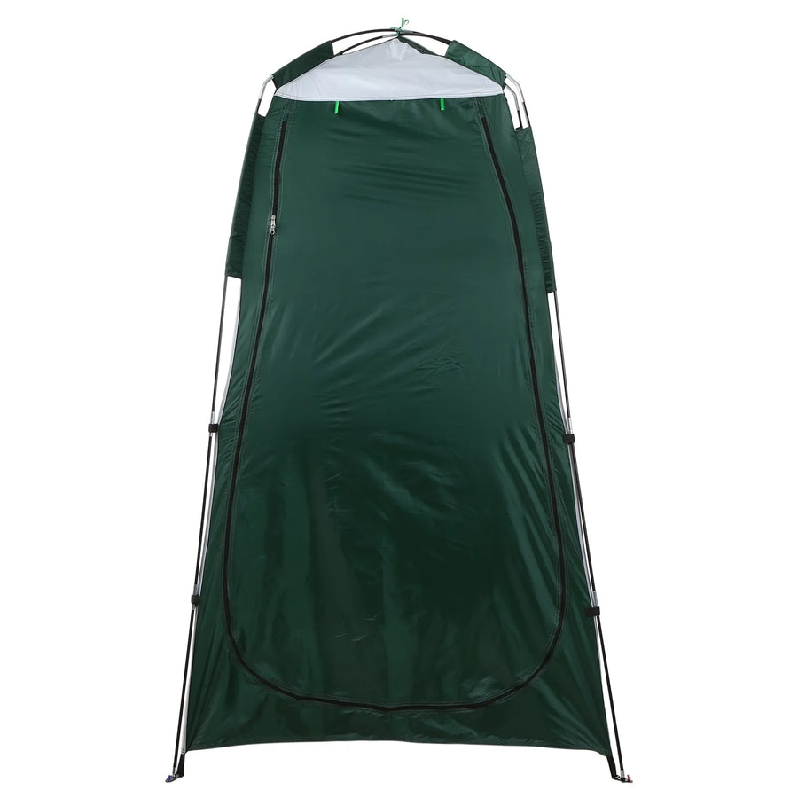 Portable Shower Tent with Drain – Privacy tent for camping, featuring a durable design with a window for ventilation.
