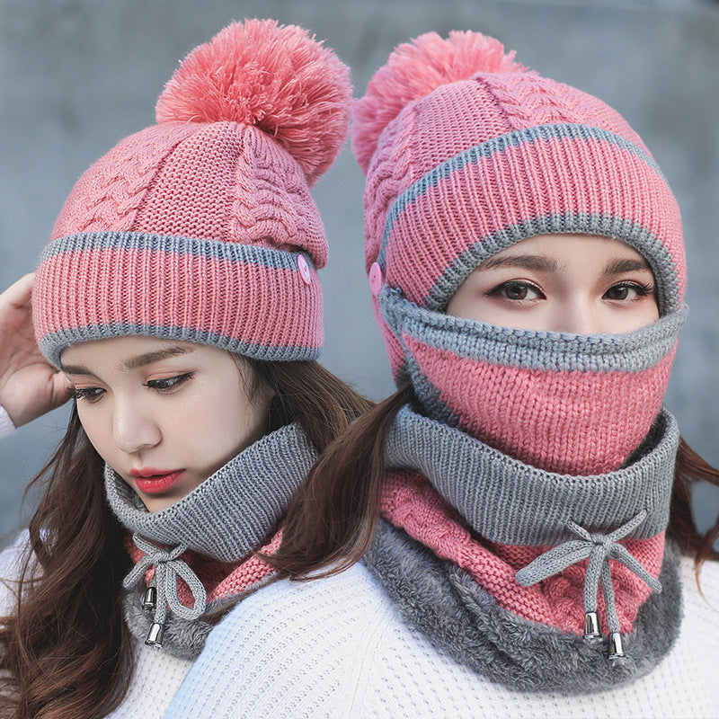 Plus velvet thick bib mask made with soft velvet and plush fabric for maximum warmth and comfort in cold weather.