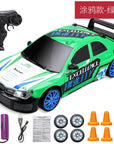 "Professional-grade RC drift car with advanced features for competitive racing."

