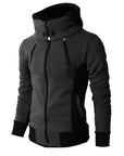 Double Zipper Hoodie Jacket for Men