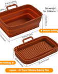 Rectangular Air Fryer Baking Pan