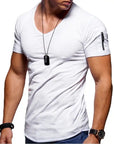 Men's V-Neck Casual T-Shirt – Timeless V-Neck Design for Minimalist Menswear