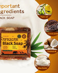 Handmade African Black Soap Duo