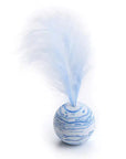 Cat Toy Feather Ball