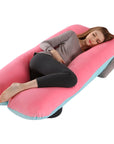  U-shape pillow offering ergonomic full-body support, ideal for side sleepers, pregnant women, and those seeking relief from back pain, crafted with soft, high-quality materials for ultimate comfort.