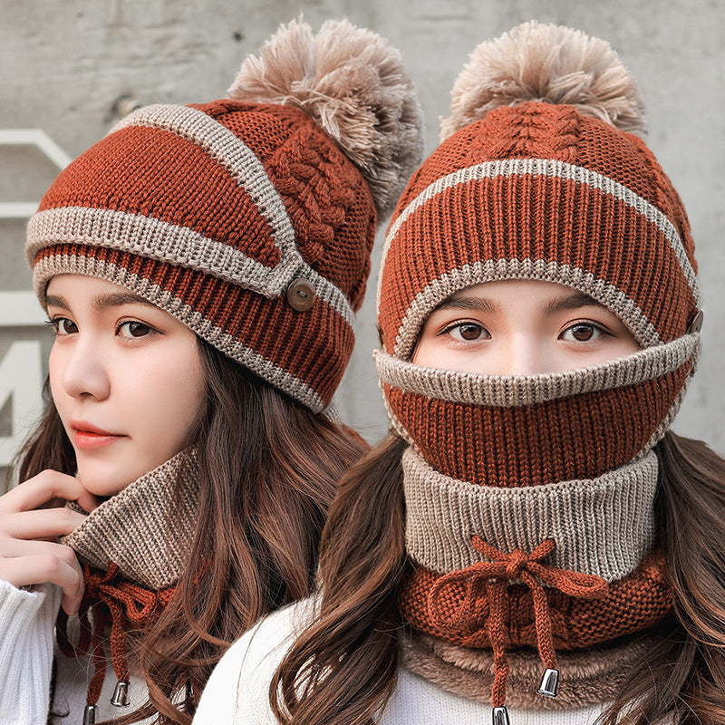 Plus velvet thick bib mask made with soft velvet and plush fabric for maximum warmth and comfort in cold weather.