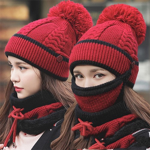 Plus velvet thick bib mask made with soft velvet and plush fabric for maximum warmth and comfort in cold weather.