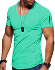 Men's V-Neck Casual T-Shirt