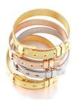 Stainless Steel Slider Bracelet -Rose Gold