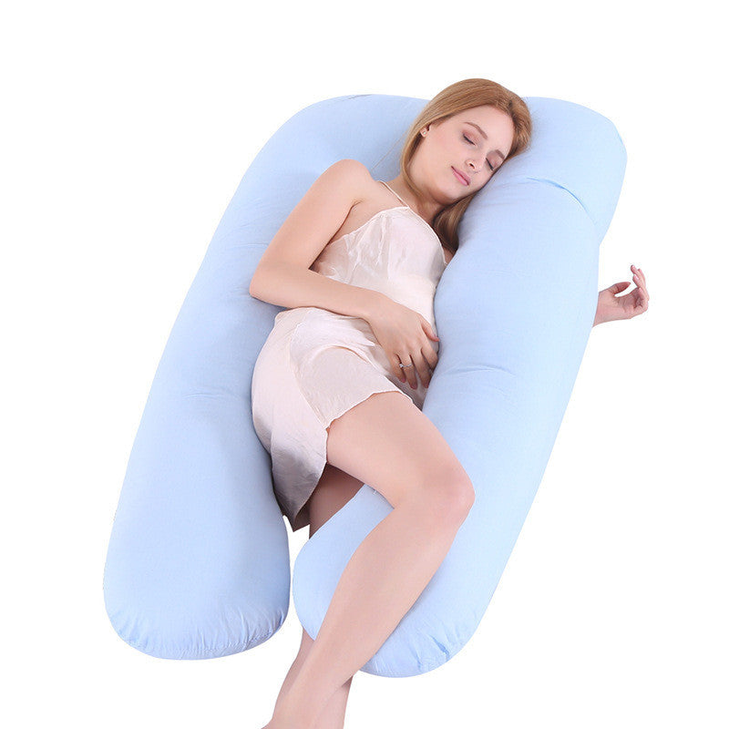  U-shape pillow offering ergonomic full-body support, ideal for side sleepers, pregnant women, and those seeking relief from back pain, crafted with soft, high-quality materials for ultimate comfort.