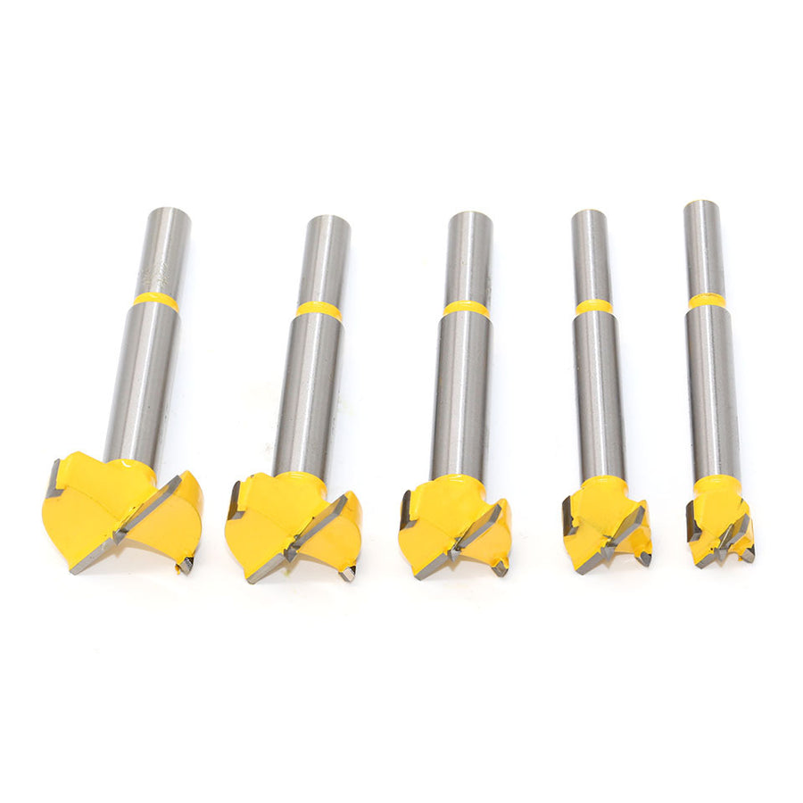 Wood hole drill bit, wood hole opener, and hole opener for precise and clean drilling in wood, plastic, and gypsum board for woodworking and DIY projects.