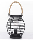 LED Iron Lantern Table Lamp